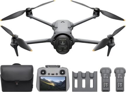DJI Mavic 4 Pro Fly More Combo, Drohne mit DJI RC 2, Flaggschiff Triple Kamera Drohne mit 100 MP 4/3-CMOS-Hasselblad-Kamera, 30 km Videoübertragung, 51 Min. max. Flugzeit, Ladestation und mehr