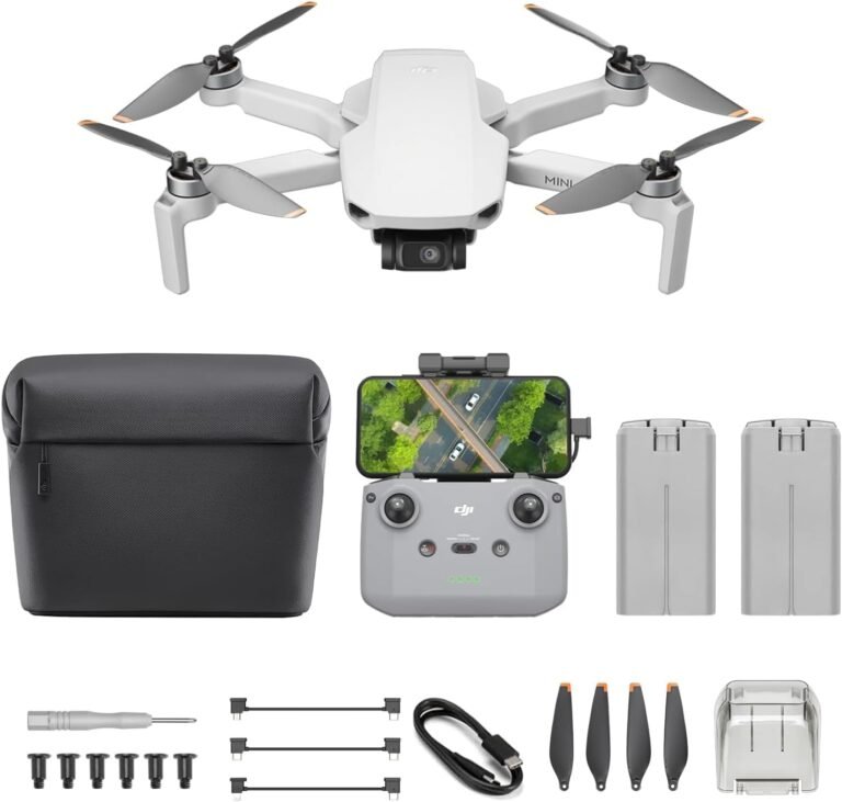 DJI Mini 4K, Drohne mit 4k UHD Kamera für Erwachsene, unter 249 g, 3-Achsen Gimbal Stabilisierung, 10 km Videoübertragung, autom. Rückkehr (Mini 4K Camera Drone)