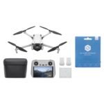 DJI Mini 3 Fly More Combo (DJI RC) – Ultraleichte, Faltbare Mini Drohne mit Kamera 4K HDR, Bis zu 114 Min Flugzeit (3 Akkus), Vertikalaufnahmen, 3-Achsen-Gimbal, 10 km HD-Übertragung, C0