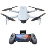 Potensic ATOM 2 GPS Drohne mit Kamera, 4K HDR-Video, 8K Foto, 10KM Übertragung, < 249g, 3-Achsen-Gimbal, AI-Folgen/AI-Nacht/QuickShots/Vertikale Aufnahmen, 3 Akkus 96 Min. Flugzeit, C0, für Erwachsene