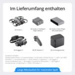DJI Avata 2 Fly More Combo (3 Akkus), FPV-Drohne mit 4K-Kamera, 69 Minuten max. Flugzeit, Akrobatik auf Tastendruck, Kameradrohne mit Goggles 3 und RC Motion 3, mit Propellerschutz