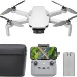 DJI Mini 4K Camera Drohnen Combo mit 4K UHD Kamera für Erwachsene, 3-Achsen-Gimbal-Stabilisierung, 10 km Videoübertragung, Autom. Rückkehr, windstabil, 2 Akkus 62 min Flugzeit, QuickShots, Unter 249g