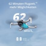 DJI Mini 4K Camera Drohnen Combo mit 4K UHD Kamera für Erwachsene, 3-Achsen-Gimbal-Stabilisierung, 10 km Videoübertragung, Autom. Rückkehr, windstabil, 2 Akkus 62 min Flugzeit, QuickShots, Unter 249g