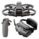 DJI Avata 2 Fly More Combo (3 Akkus), FPV-Drohne mit 4K-Kamera, 69 Minuten max. Flugzeit, Akrobatik auf Tastendruck, Kameradrohne mit Goggles 3 und RC Motion 3, mit Propellerschutz