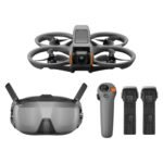 DJI Avata 2 Fly More Combo (3 Akkus), FPV-Drohne mit 4K-Kamera, 69 Minuten max. Flugzeit, Akrobatik auf Tastendruck, Kameradrohne mit Goggles 3 und RC Motion 3, mit Propellerschutz