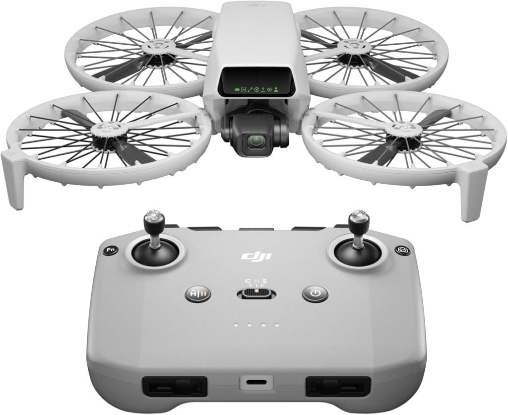 DJI Flip – Mini Drohne mit Kamera 4K Für Erwachsene, unter 249g, Follow-Me, 13 km HD-Übertragung, Handstart, Automatische Rückkehr, 31 Min Flugzeit, Kompakte Drohne mit Kamera Für Reise & Alltag