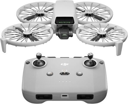 DJI Flip – Mini Drohne mit Kamera 4K Für Erwachsene, unter 249g, Follow-Me, 13 km HD-Übertragung, Handstart, Automatische Rückkehr, 31 Min Flugzeit, Kompakte Drohne mit Kamera Für Reise & Alltag