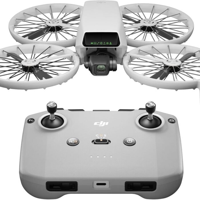 DJI Flip – Mini Drohne mit Kamera 4K Für Erwachsene, unter 249g, Follow-Me, 13 km HD-Übertragung, Handstart, Automatische Rückkehr, 31 Min Flugzeit, Kompakte Drohne mit Kamera Für Reise & Alltag