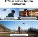 DJI Flip – Mini Drohne mit Kamera 4K Für Erwachsene, unter 249g, Follow-Me, 13 km HD-Übertragung, Handstart, Automatische Rückkehr, 31 Min Flugzeit, Kompakte Drohne mit Kamera Für Reise & Alltag