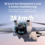 DJI Mini 3 Fly More Combo (DJI RC) – Ultraleichte, Faltbare Mini Drohne mit Kamera 4K HDR, Bis zu 114 Min Flugzeit (3 Akkus), Vertikalaufnahmen, 3-Achsen-Gimbal, 10 km HD-Übertragung, C0