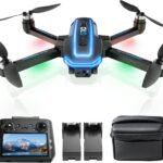 G10 GPS Drohne mit kamera EIS 4K Erwachsene (Bildschirmfernsteuerung), 5G Faltbare Drone mit Bürstenloser Motor, GPS Auto Rückkehr, 2 Akkus für 45 min Flugzeit, unter 249g, Klasse-C0