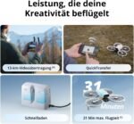 DJI Flip – Mini Drohne mit Kamera 4K Für Erwachsene, unter 249g, Follow-Me, 13 km HD-Übertragung, Handstart, Automatische Rückkehr, 31 Min Flugzeit, Kompakte Drohne mit Kamera Für Reise & Alltag