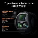 DJI Mavic 4 Pro Fly More Combo, Drohne mit DJI RC 2, Flaggschiff Triple Kamera Drohne mit 100 MP 4/3-CMOS-Hasselblad-Kamera, 30 km Videoübertragung, 51 Min. max. Flugzeit, Ladestation und mehr