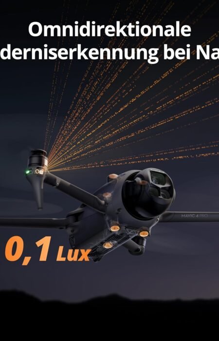 DJI Mavic 4 Pro Fly More Combo, Drohne mit DJI RC 2, Flaggschiff Triple Kamera Drohne mit 100 MP 4/3-CMOS-Hasselblad-Kamera, 30 km Videoübertragung, 51 Min. max. Flugzeit, Ladestation und mehr