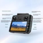 G10 GPS Drohne mit kamera EIS 4K Erwachsene (Bildschirmfernsteuerung), 5G Faltbare Drone mit Bürstenloser Motor, GPS Auto Rückkehr, 2 Akkus für 45 min Flugzeit, unter 249g, Klasse-C0