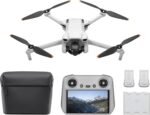 DJI Mini 3 Fly More Combo (DJI RC) – Ultraleichte, Faltbare Mini Drohne mit Kamera 4K HDR, Bis zu 114 Min Flugzeit (3 Akkus), Vertikalaufnahmen, 3-Achsen-Gimbal, 10 km HD-Übertragung, C0