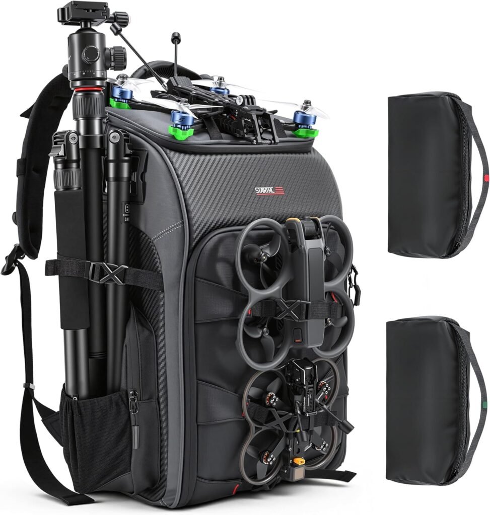 FPV Drohnen Rucksack-Professionelle Wasserdichte Umhängetasche für FPV Racing Quadcopter/FPV-Brille/DJI Avata/FPV Zubehör,40L DIY Kameratasche