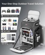 FPV Drohnen Rucksack-Professionelle Wasserdichte Umhängetasche für FPV Racing Quadcopter/FPV-Brille/DJI Avata/FPV Zubehör,40L DIY Kameratasche