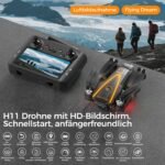 GPS Drohne mit kamera 4K für Erwachsene und Kinder (Bildschirmfernsteuerung)Drone die dir folgt,Zwei Intelligente Akkus,2 Stück Batterien Lange Flugzeit,Auto Rückkehr,Bürstenloser Motor,Unter 249g,C0